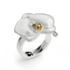 Anello_Hanami-Orchidea_Bianco-giallo_Side